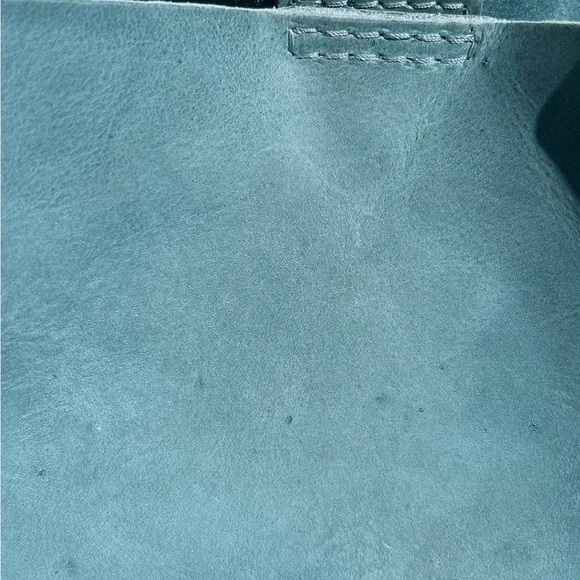 Portland Leather Aqua Butterfly Bag - Picture 2 of 9